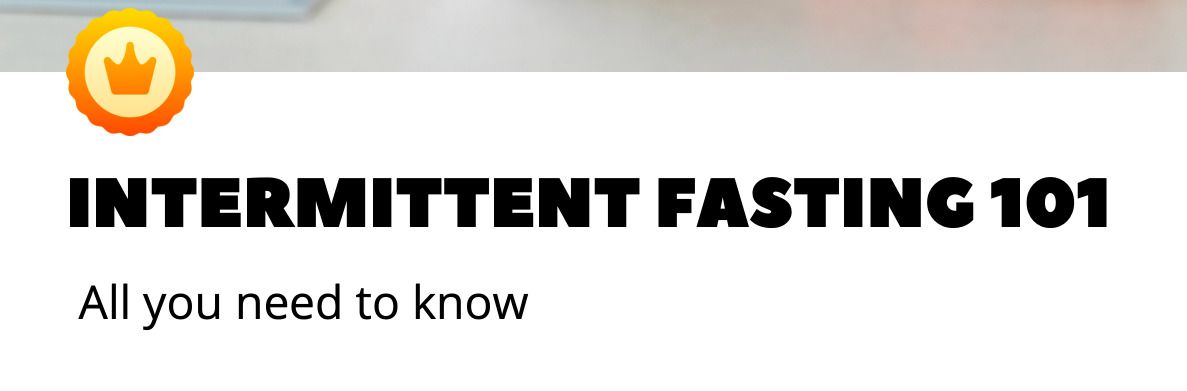 Cover of the 101 Intermittent Fasting PDF Guide, featuring a comprehensive plan for healthy weight loss and wellness.